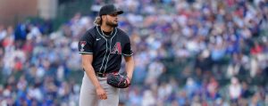 Juan Morillo con Arizona Diamondbacks